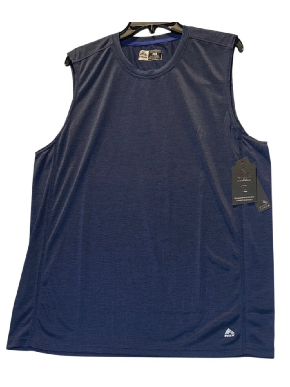 RBX Mens Size Large Performance Tank Sleeveless FLAW Moisture-Wicking Quick-Dry